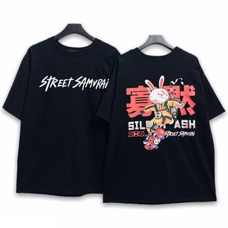 Áo Thun Street Samurai hình thật (form unisex)