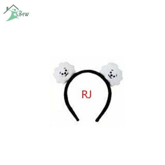 Băng Đô Cài Tóc Hình Hoạt Hình BTS 3D Dễ Thương Cho Bé