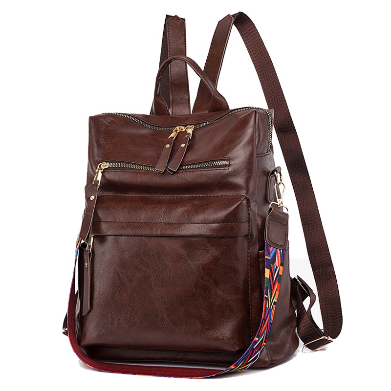 Balo vải da Chuwanglin thời trang phong cách vintage cao cấp