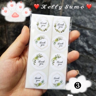 Combo 100 sticker “ Thank you “ ( chọn mẫu )
