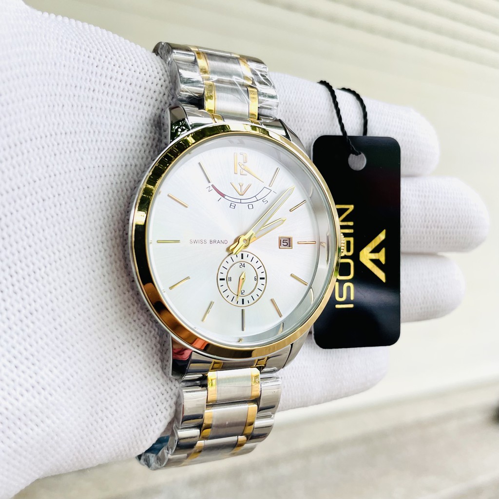 Đồng hồ nam chính hãng - ĐỒNG HỒ NAM NIBOSI SIÊU MỎNG DÂY VỎ INOX NGUYÊN KHỐI HÀNG HÃNG FULL BOX | BigBuy360 - bigbuy360.vn