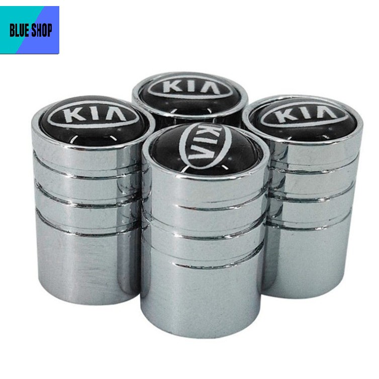 Nắp van lốp xe hơi bằng hợp kim - 1 bộ 4 van xe