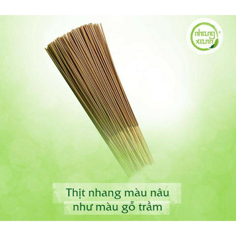 Nhang Xanh Trầm sạch 100% tự nhiên chân mộc