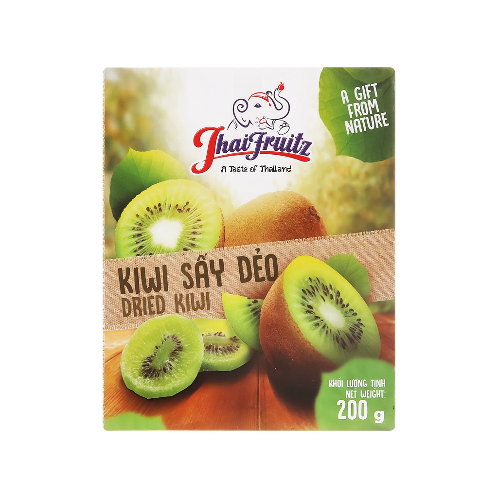 Kiwi sấy dẻo Thaifruitz hộp 200g