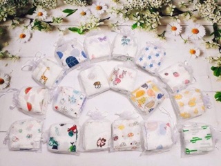 Set 10 khăn mặt aden sợi tre