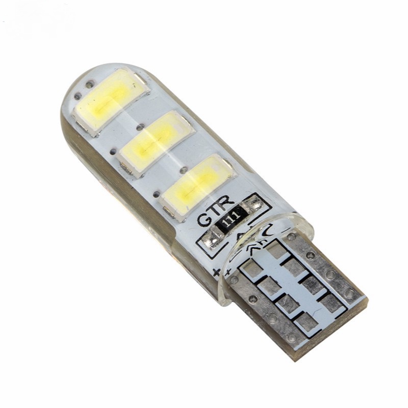 Bóng đèn LED T10-5630 bằng silicone dành thích hợp cho xe hơi