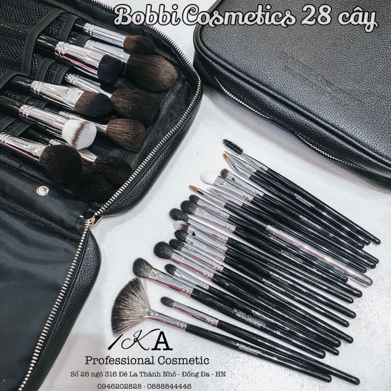 Bộ cọ Bobbi Cosmetics 28 cây lông thú đẹp