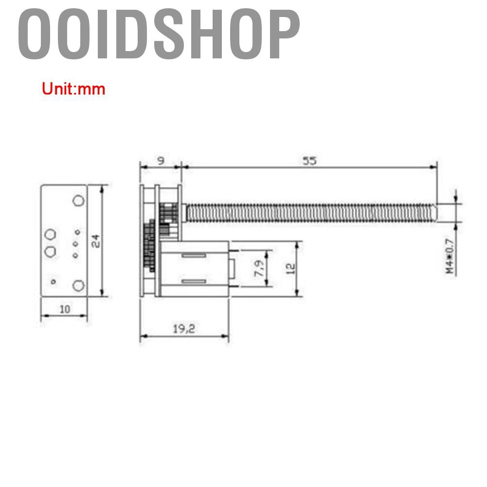 Bánh Răng Mô Tơ Mini N20 M4X55Mm Shaft 1024ga20 Dc 6v / 12v