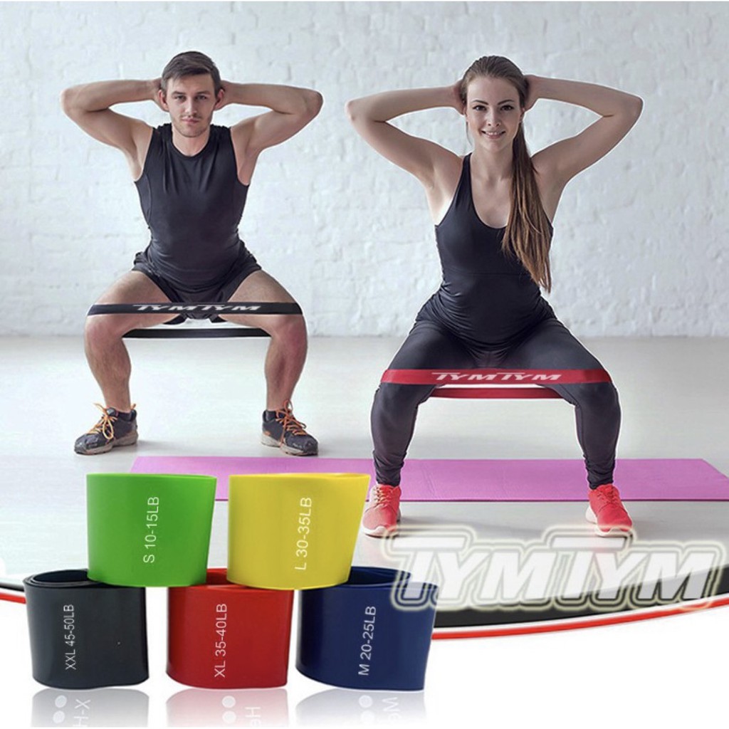 Dây mini Band, Kháng lực tập chân mông , phụ kiện gym chính hãng