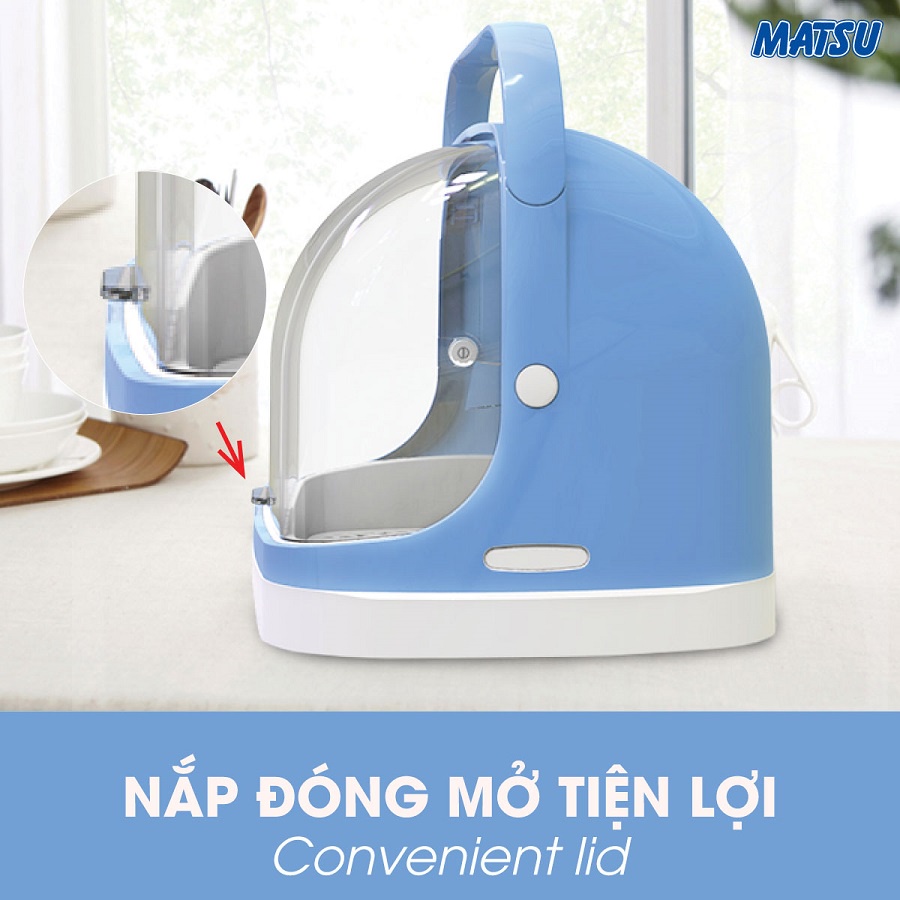 Úp Ly Matsu DUY TÂN Nhỏ - Lớn | Mẫu Mới - Sang Trọng - Tiện Lợi - Nắp Trong Suốt | Hibucenter