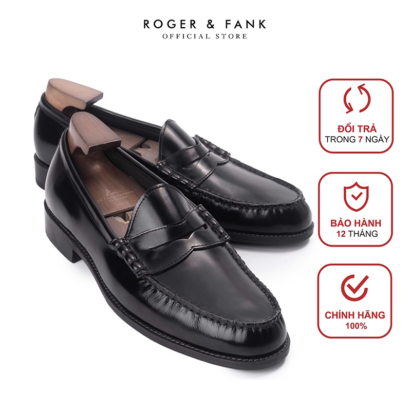 Giày da cao cấp penny loafer ROGER X FANK