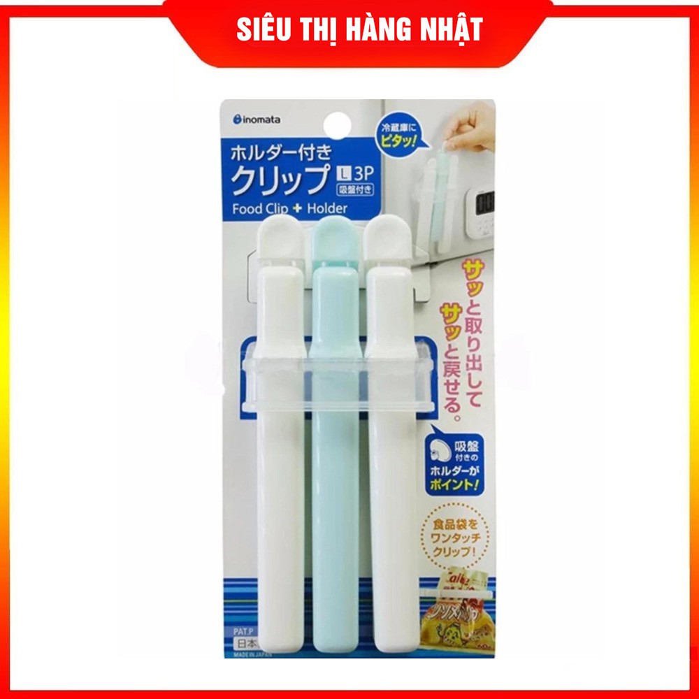 Set 3 kẹp miệng túi cỡ L Hàng Nhật