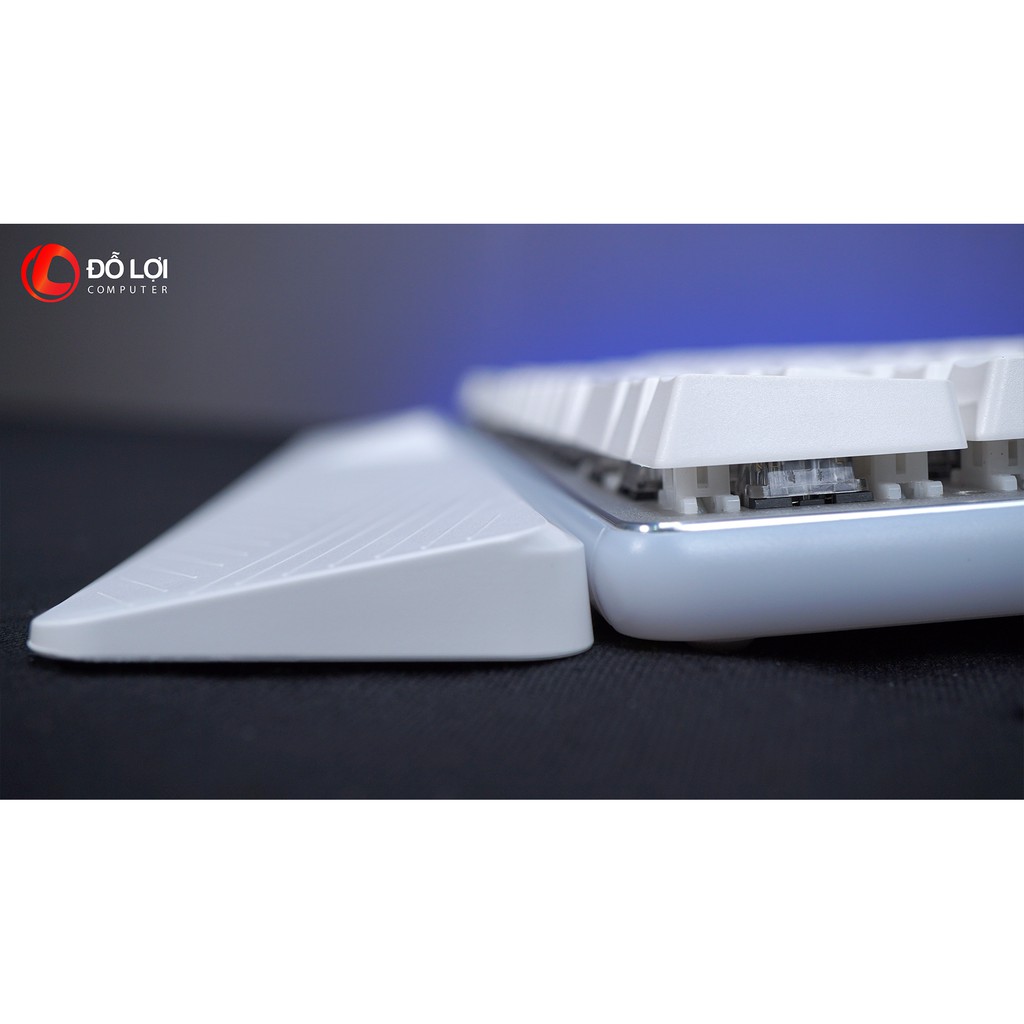 Bàn phím cơ Royal Kludge RK-918 Led RGB Trắng - White/Cherry Switch