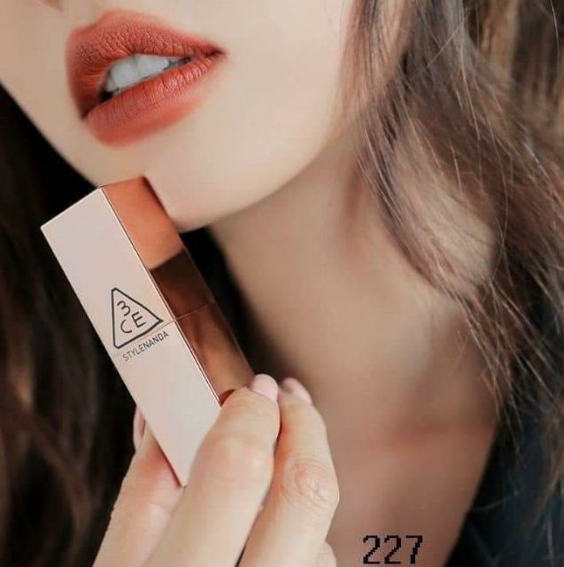 [Up kèm bill] Son 3CE màu 226 227 228 Matte Lip Color