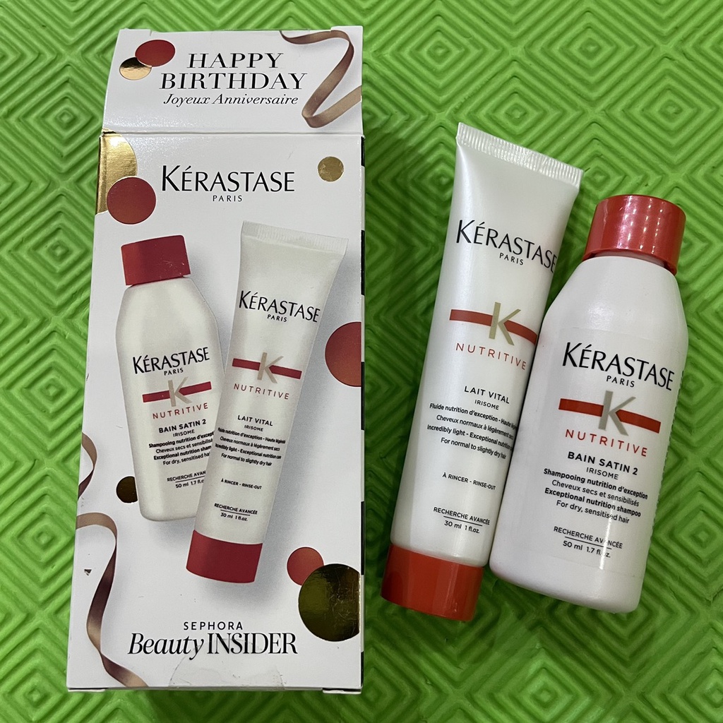 Dầu gội xả dành cho tóc khô Kerastase Nutritive 250ml/200ml