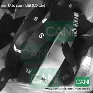 Mác size dệt_May quần áo_Cắt sẵn hoặc cuộn
