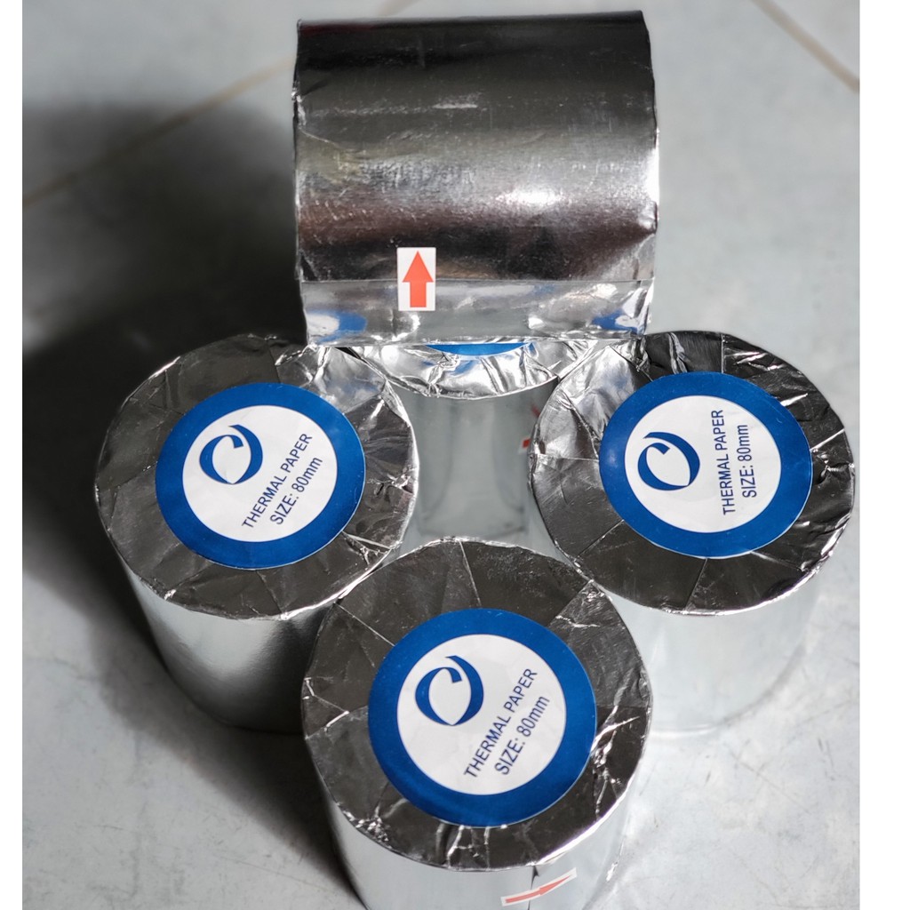 Thùng Giấy in nhiệt k80x80mm In bill k80x80 In hóa đơn k80x80