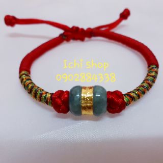 Vòng tay lu thống ngọc dát vàng