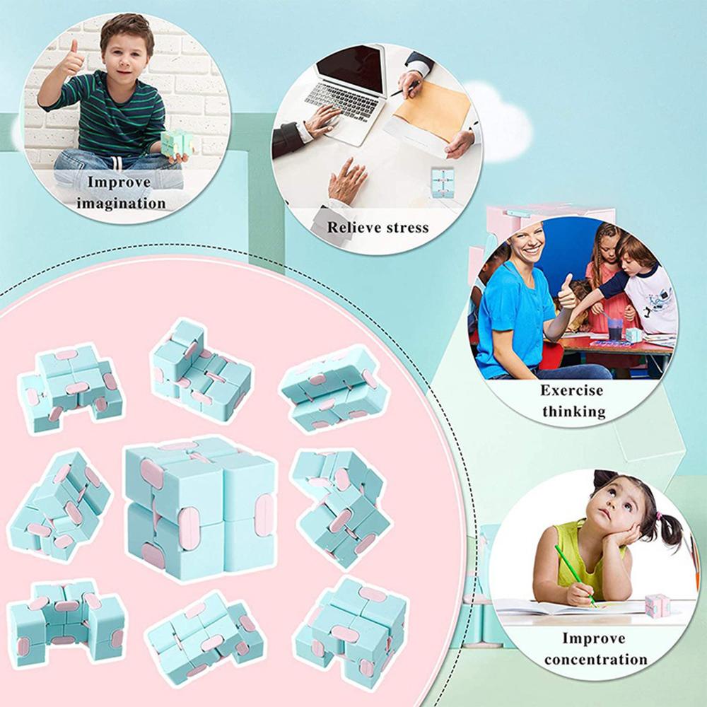 Đồ Chơi Khối Rubik Giảm Căng Thẳng Bốn Góc Dành Cho Trẻ Em Và Người Lớn