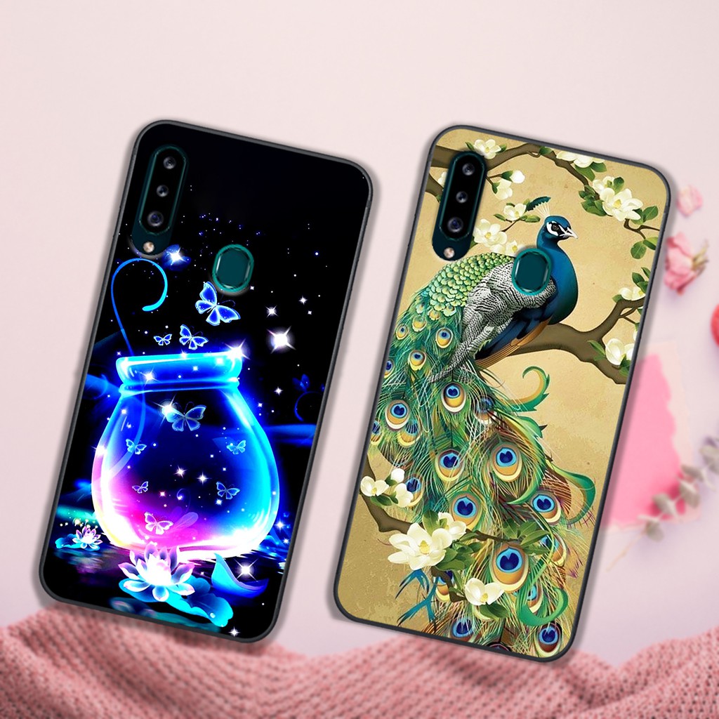 Ốp lưng điện thoại Samsung Galaxy A20s - M30 in hình hoa siêu đẹp- Doremistorevn