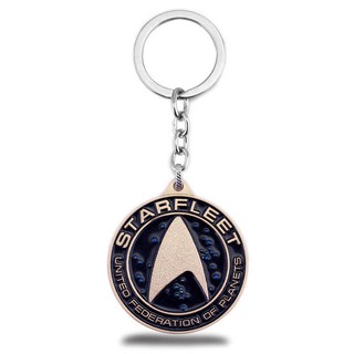 Móc đeo chìa khóa kiểu logo Starfleet thích hợp làm quà tặng