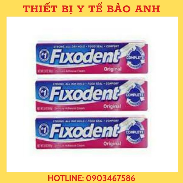 Keo Dán Răng Giả Fixodent