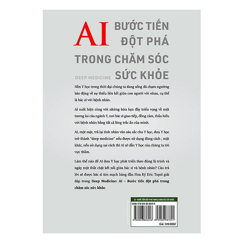 Sách - AI  Bước Tiến Đột Phá Trong Chăm Sóc Sức Khỏe