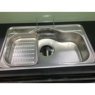 Chậu Rửa Bát, Chậu rửa chén 1 Hố Inox SUS304 Cao Cấp công nghệ Hàn Quốc thương hiệu  Korea  (Kèm Xi Phông)