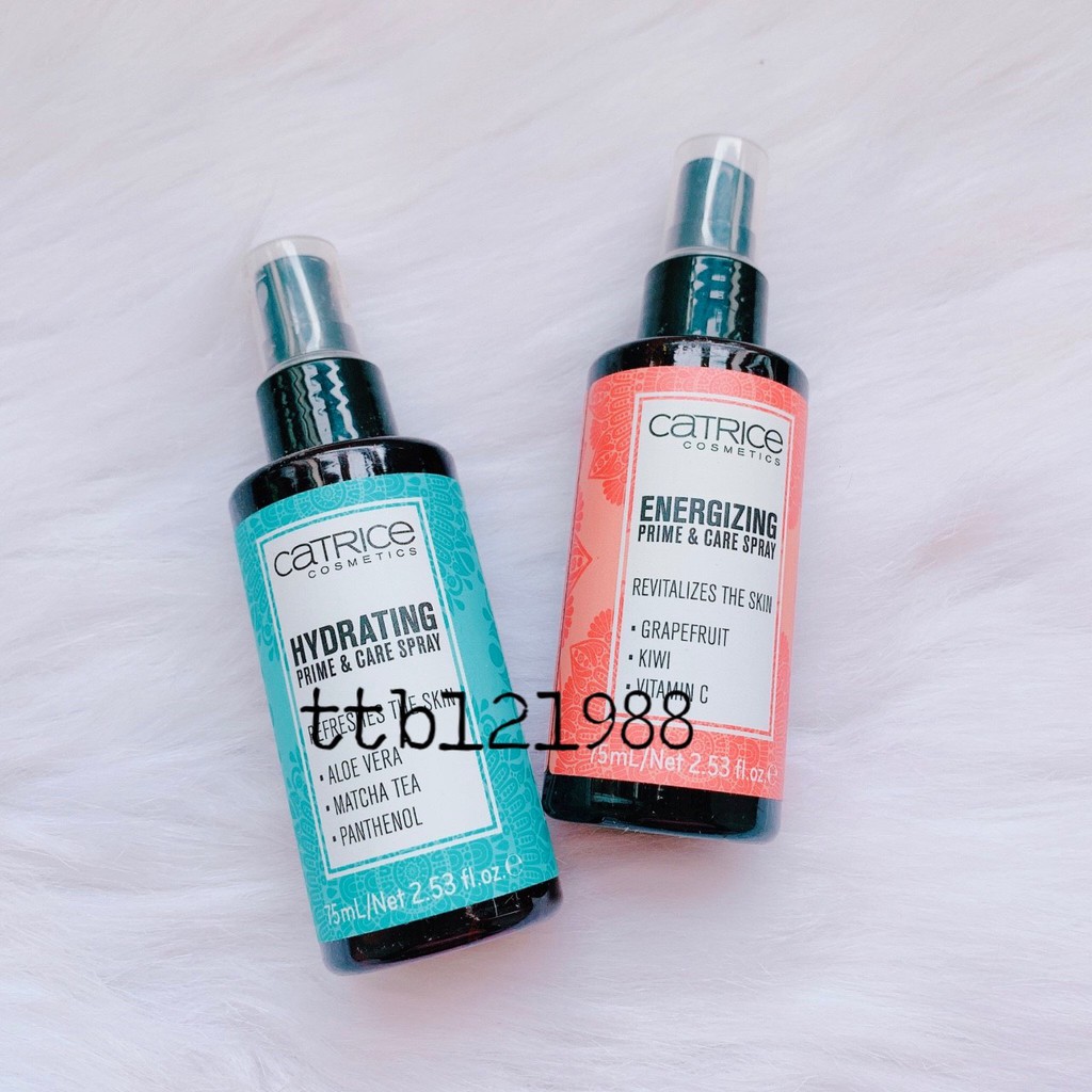 Xịt Khoáng Nền Makeup Catrice Hydrating Prime &amp; Care Spray - 75ml