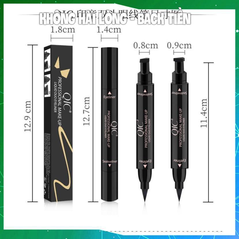 Bút Dạ Kẻ mắt 2 đầu QIC Chính Hãng Siêu Hot Không Thấm Nước Lâu Trôi Đầu Mảnh Dễ Kẻ KING DC | BigBuy360 - bigbuy360.vn