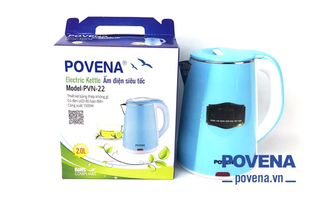 ấm siêu tốc povena 2 lít