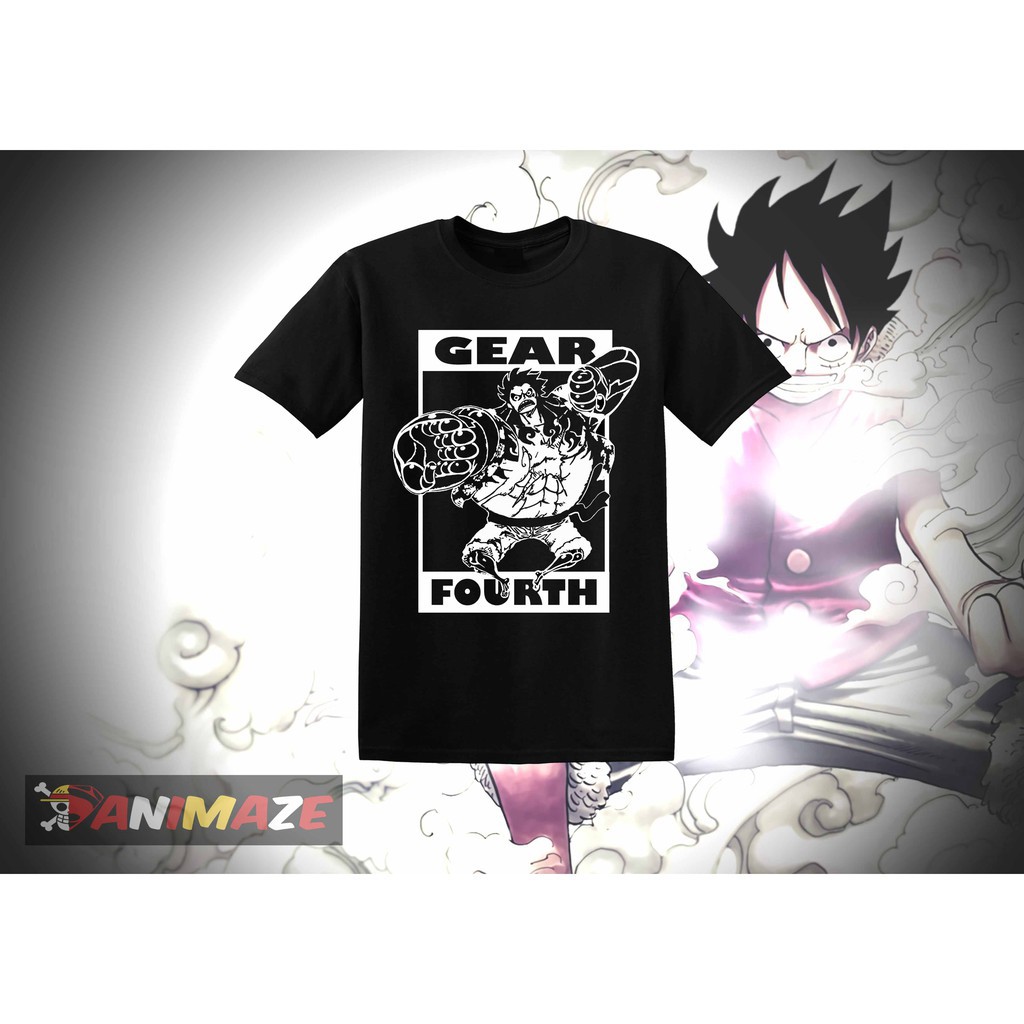 Mẫu áo thun in hình Luffy Gear Fourth Shirt độc đẹp cực ngầu