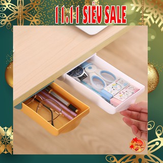 [XẢ KHO] Hộp đựng đồ văn phòng mini gắn dưới bàn, tủ tiện lợi
