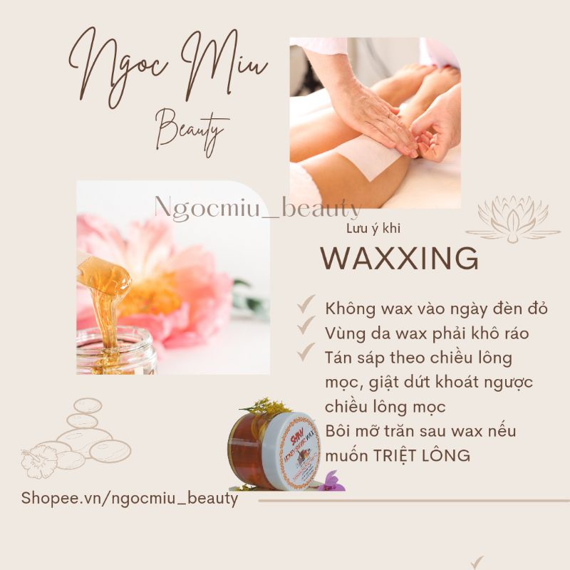 Wax lông Shiny handmade, wax lạnh mật ong loại bỏ lông tận gốc