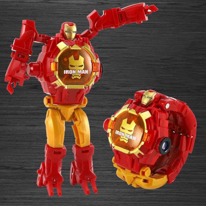 BP MART Mới Đồng Hồ Điện Tử 2 Trong 1 Hình Siêu Anh Hùng Cho Bé