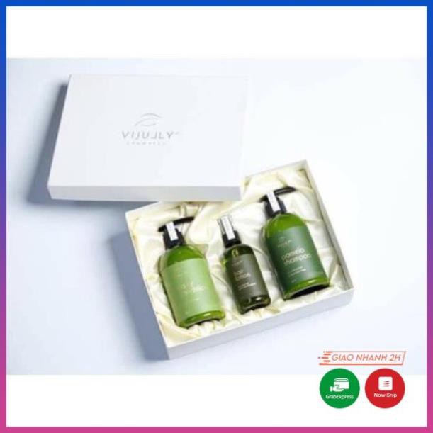 COMBO DẦU GỘI- DẦU XẢ- XỊT BƯỞI VIJULY | BigBuy360 - bigbuy360.vn