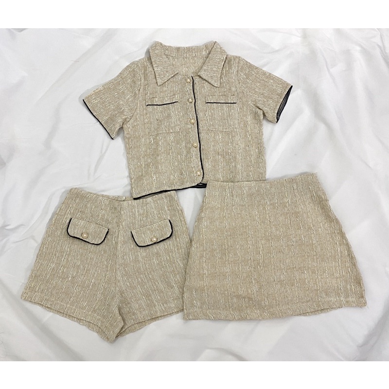 Set áo, váy, quần tweed tiểu thư (có bán lẻ) | BigBuy360 - bigbuy360.vn