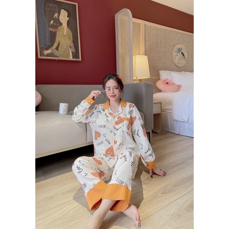 Bộ Pizama Tay Dài Quần Dài