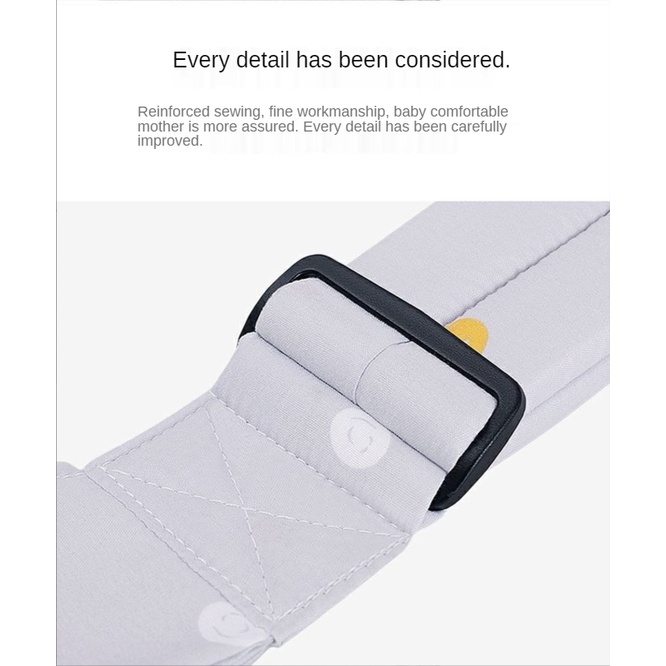 Đai địu em bé thiết kế đơn giản thoáng khí tiện lợi dễ sử dụng