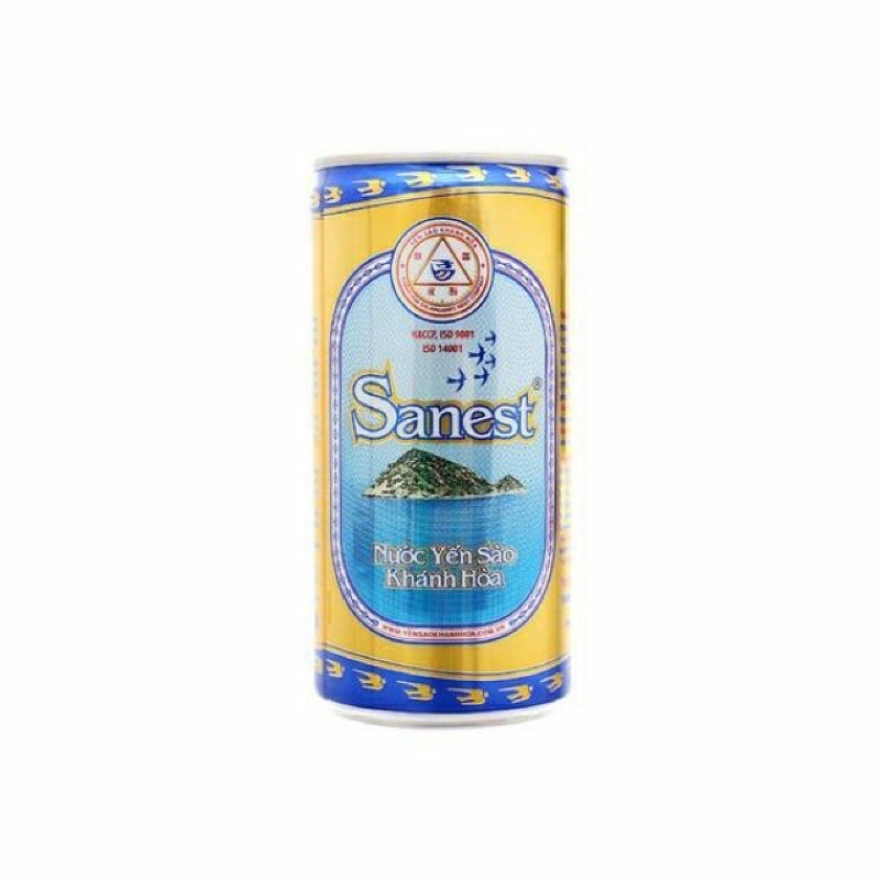 Lốc 6 lon nước yến sào Khánh Hoà Sanest 190ml thơm ngon bổ dưỡng