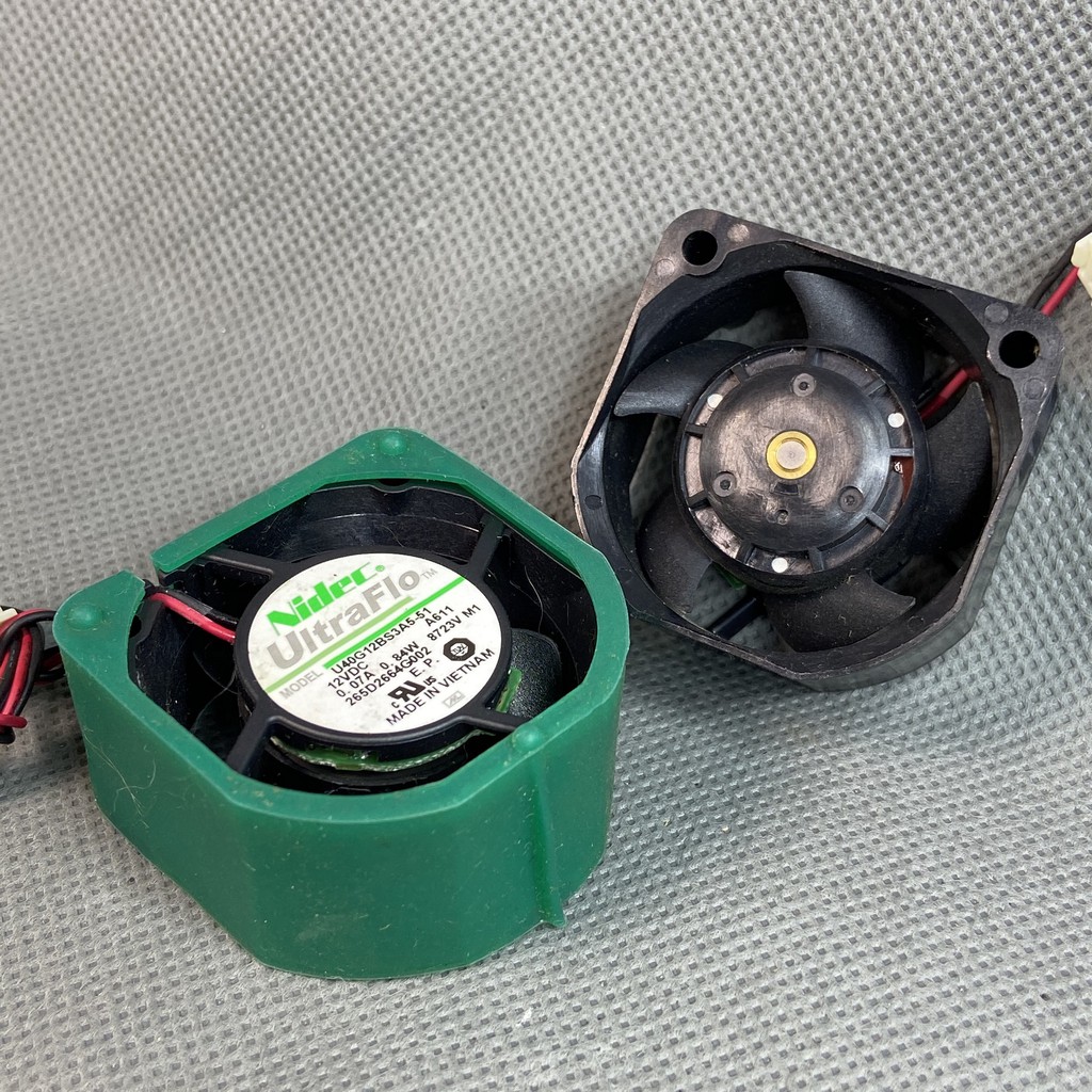 QUẠT 4 cm NIDEC ULTRAFLO, 12V 0.07A / 0.12A. Gió êm. U40G12BS3A5-51 / U40G13BS4AA5-06