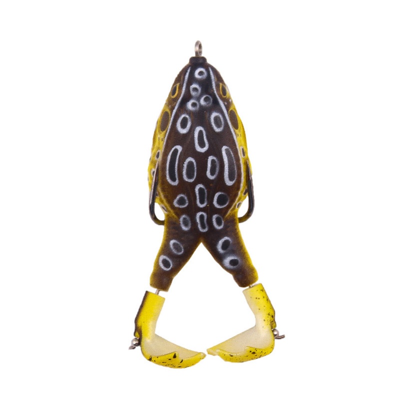 QQ Mồi Câu Cá Giả Hình Ếch Bằng Silicone Mềm Nhiều Màu Sắc