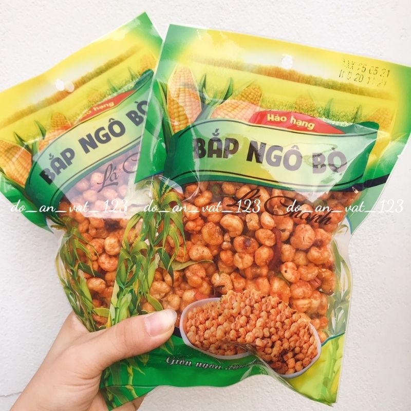 Gói 100G Bắp Sấy Khô Bò Lá Chanh 💖 FREESHIP 💖 Ngô Nếp Sấy Thịt Bò Khô Siêu Giòn Ngon | BigBuy360 - bigbuy360.vn