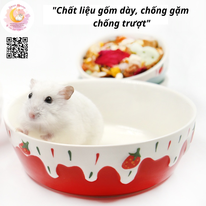 Chén ăn dâu cho hamster