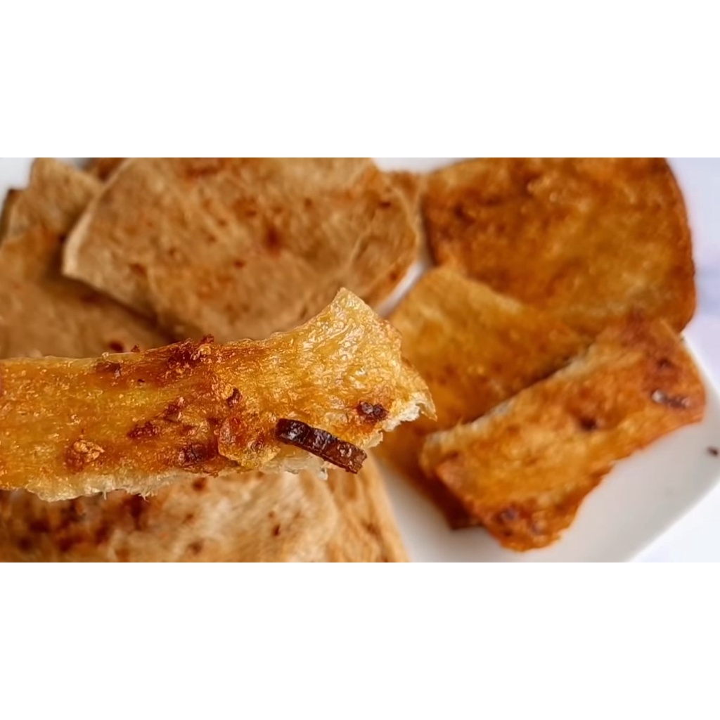 Combo 4 gói Khô sườn non chay ''nguyên miếng'' gói 500gr đã ướp sắn gia vị