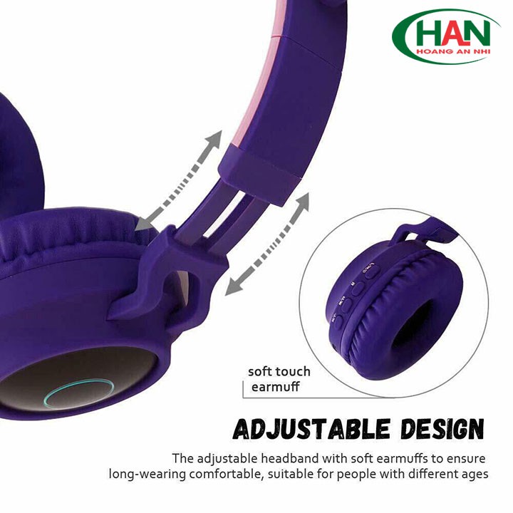 Tai nghe Bluetooth tai Mèo Âm thanh sống động - Tai nghe bluetooth Cat Ear BT028C | BigBuy360 - bigbuy360.vn