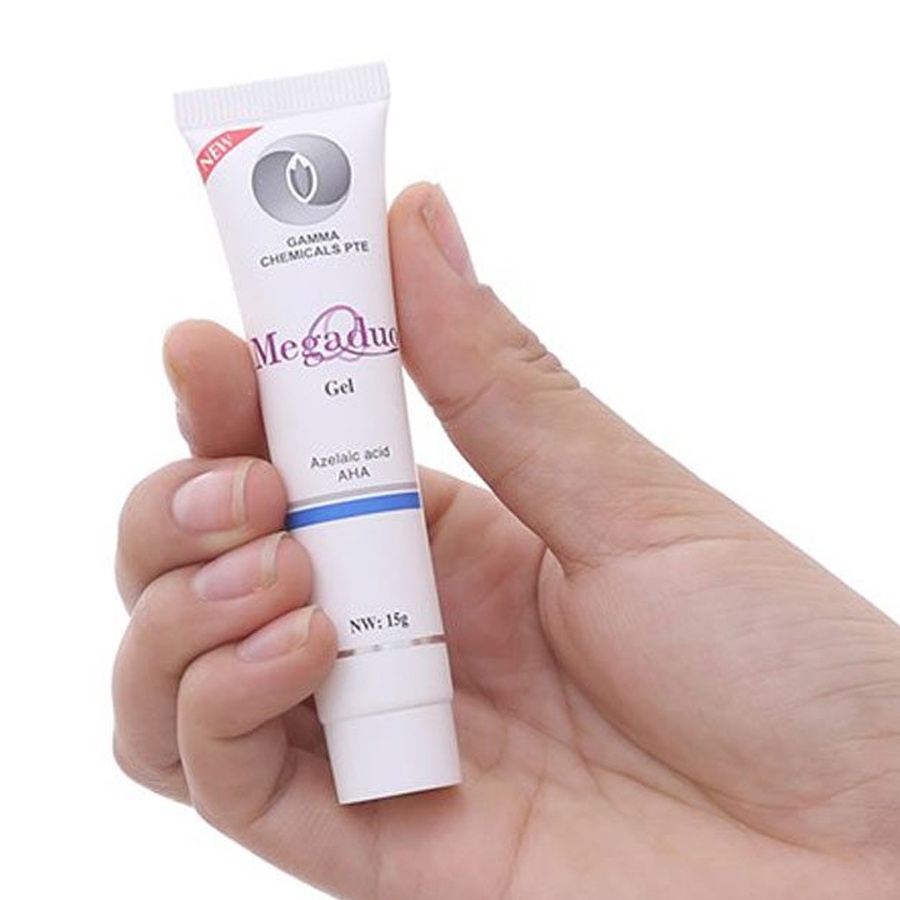 Gel bôi mụn Megaduo tuýp 15g giúp giảm mụn trứng cá, mụn ẩn, giảm sẹo thâm, mờ sẹo, dưỡng da