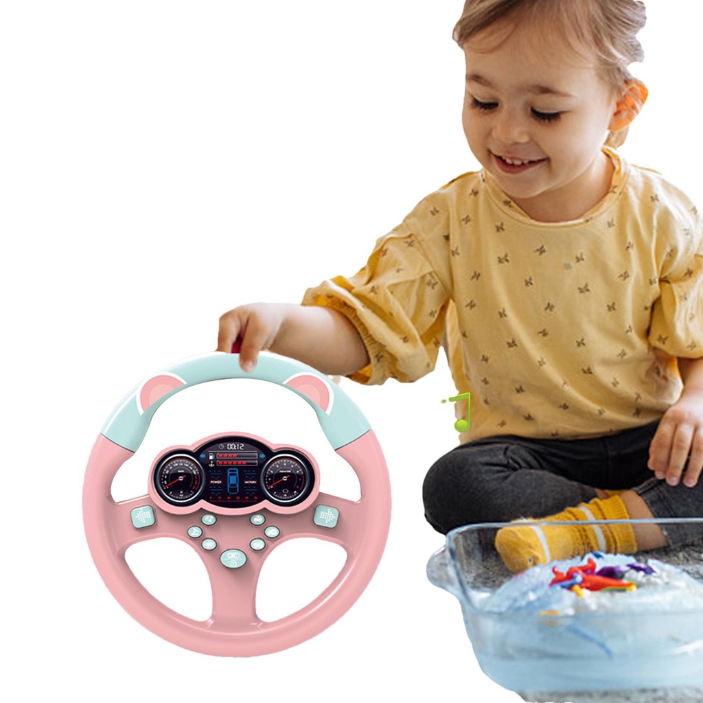 Đồ Chơi Vô Lăng Xe Hơi Có Nhạc Và Đèn Vui Nhộn Cho Bé