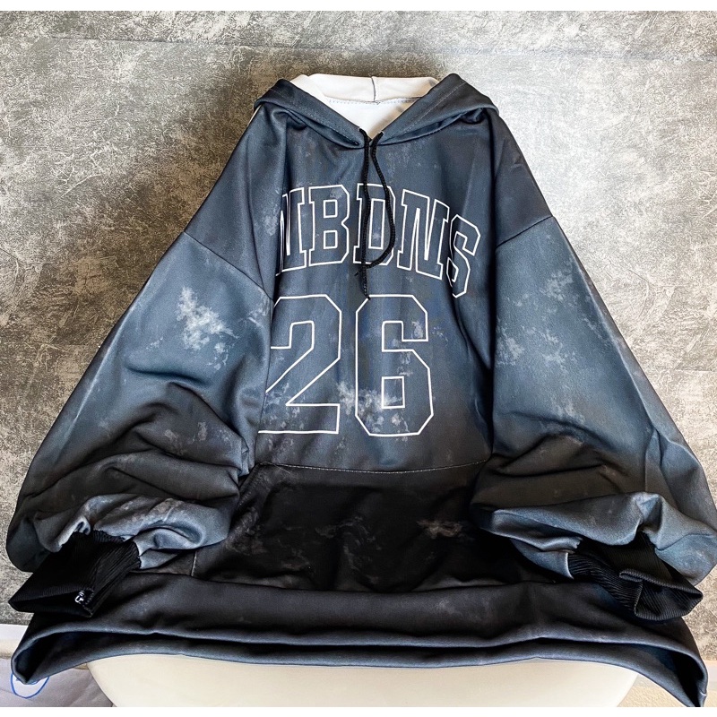 [RẺ VÔ ĐỊCH] Hoodie nỉ mũ loang 26 unisex from thụng (ảnh thật) | BigBuy360 - bigbuy360.vn