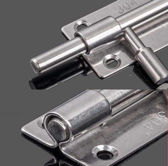 Then chốt gài cửa INOX dạng ống loại dày